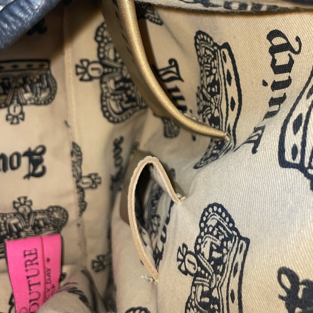 Vintage Juicy Couture Leather Hobo - Picture 14 of 17